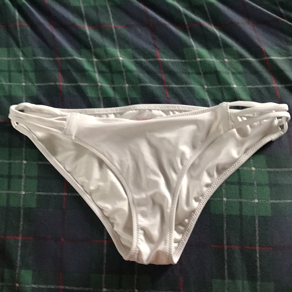 Pink Victoria Secret cris cross sides swim bottom